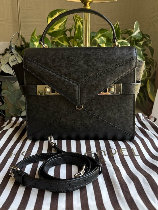 henri bendel Handbags - NWOT Henri Bendel Uptown Black Satchel with Detachable Shoulder Strap